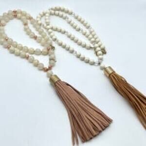 Trendy Tassel Beaded Pendant Necklace Lot